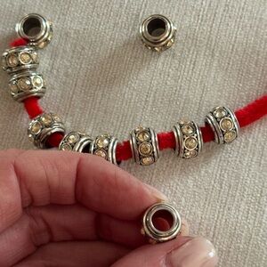 Brighton Crystal Glam Swarovski Crystals Charm Topaz color. Priced individually.